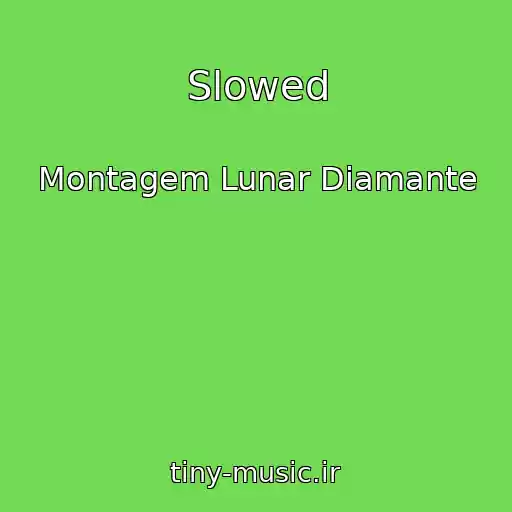 کاور آهنگ Slowed از Montagem Lunar Diamante