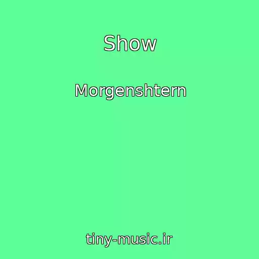 کاور آهنگ Show از Morgenshtern