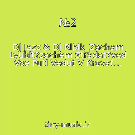 کاور آهنگ №2 از Dj Jazz & Dj Ribik_Zacham Lyubit?zachem Stradat?ved Vse Puti Vedut V Krovat...