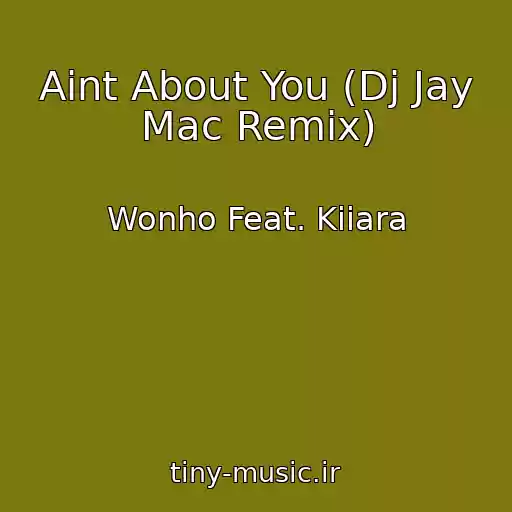 کاور آهنگ Aint About You (Dj Jay Mac Remix) از Wonho Feat. Kiiara