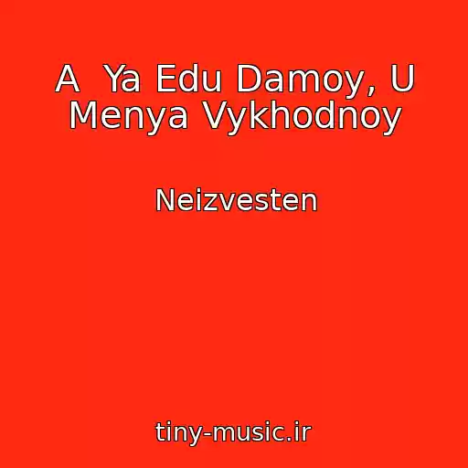 کاور آهنگ A  Ya Edu Damoy, U Menya Vykhodnoy از Neizvesten
