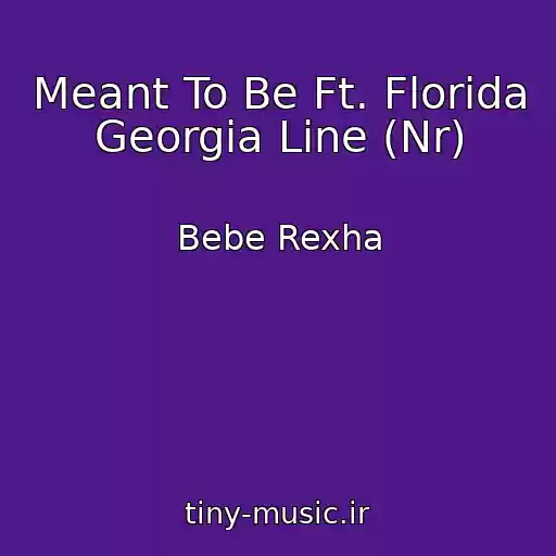 کاور آهنگ Meant To Be Ft. Florida Georgia Line (Nr) از Bebe Rexha