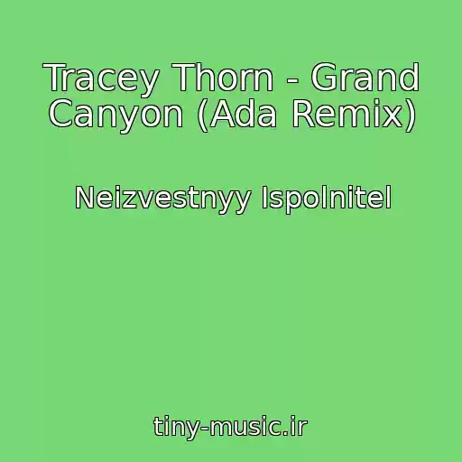 کاور آهنگ Tracey Thorn - Grand Canyon (Ada Remix) از Neizvestnyy Ispolnitel