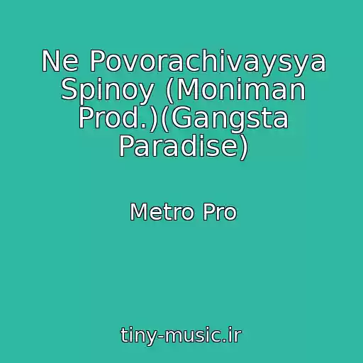 کاور آهنگ Ne Povorachivaysya Spinoy (Moniman Prod.)(Gangsta Paradise) از Metro Pro