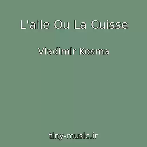 کاور آهنگ L'aile Ou La Cuisse از Vladimir Kosma