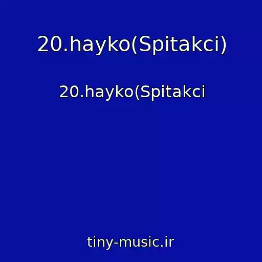 کاور آهنگ 20.hayko(Spitakci) از 20.hayko(Spitakci