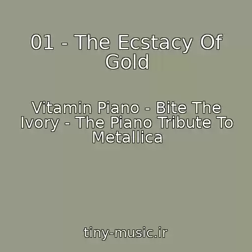کاور آهنگ 01 - The Ecstacy Of Gold از Vitamin Piano - Bite The Ivory - The Piano Tribute To Metallica