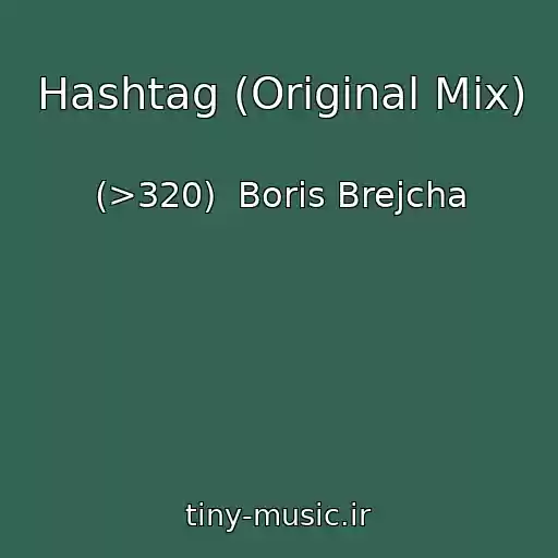کاور آهنگ Hashtag (Original Mix) از (>320)  Boris Brejcha