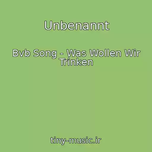 کاور آهنگ Unbenannt از Bvb Song - Was Wollen Wir Trinken