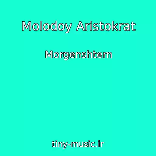 کاور آهنگ Molodoy Aristokrat از Morgenshtern
