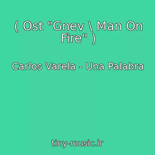 کاور آهنگ ( Ost "Gnev \ Man On Fire" ) از Carlos Varela - Una Palabra