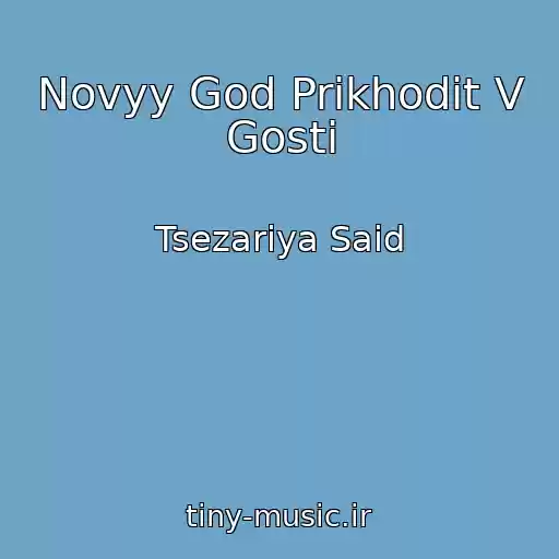 کاور آهنگ Novyy God Prikhodit V Gosti از Tsezariya Said