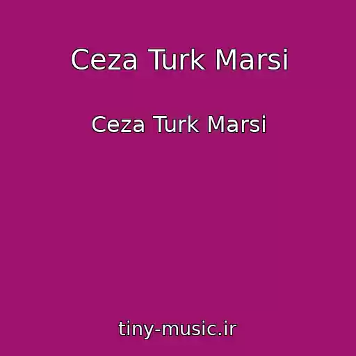 کاور آهنگ Ceza Turk Marsi از Ceza Turk Marsi