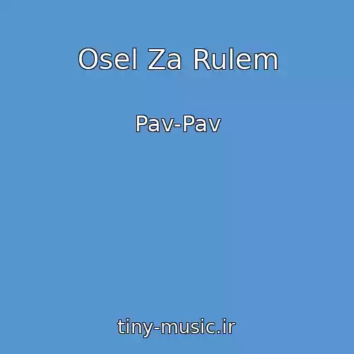 کاور آهنگ Osel Za Rulem از Pav-Pav