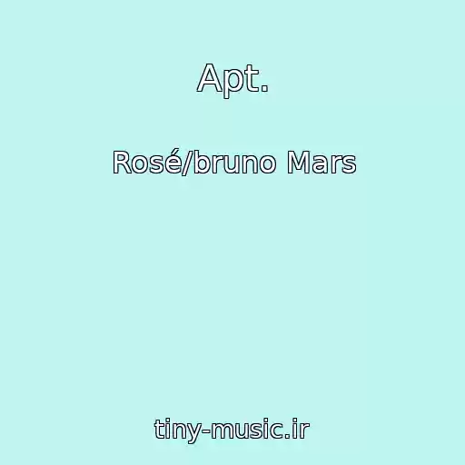 کاور آهنگ Apt. از Rosé/bruno Mars