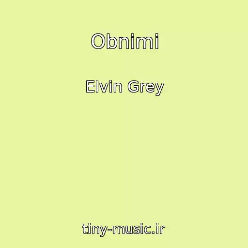 کاور آهنگ Obnimi از Elvin Grey