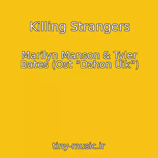کاور آهنگ Killing Strangers از Marilyn Manson & Tyler Bates (Ost "Dzhon Uik")