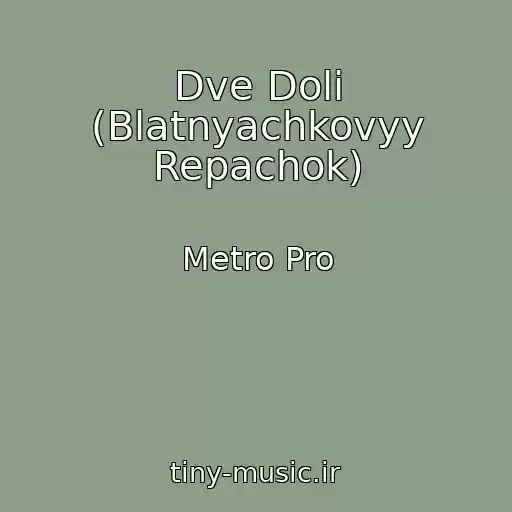 کاور آهنگ Dve Doli (Blatnyachkovyy Repachok) از Metro Pro