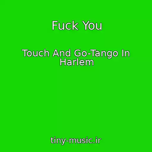 کاور آهنگ Fuck You از Touch And Go-Tango In Harlem