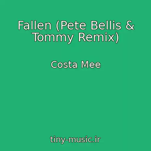 کاور آهنگ Fallen (Pete Bellis & Tommy Remix) از Costa Mee