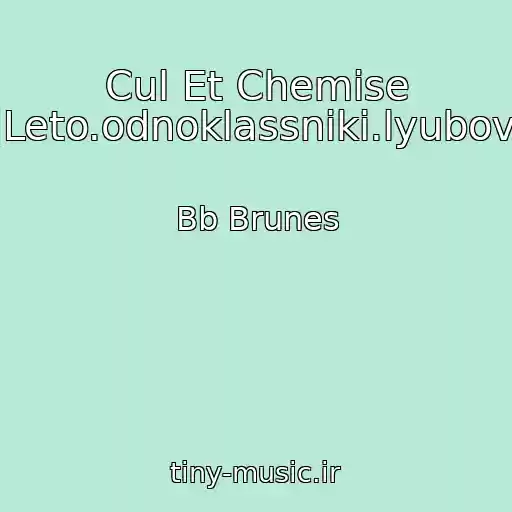 کاور آهنگ Cul Et Chemise (Leto.odnoklassniki.lyubov) از Bb Brunes