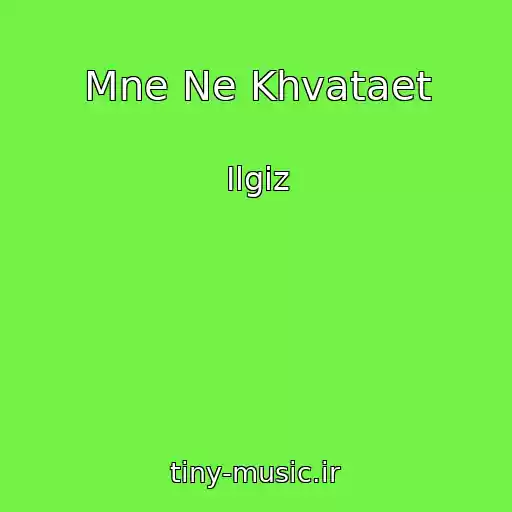کاور آهنگ Mne Ne Khvataet از Ilgiz