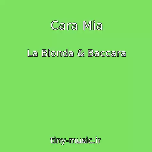 کاور آهنگ Cara Mia از La Bionda & Baccara