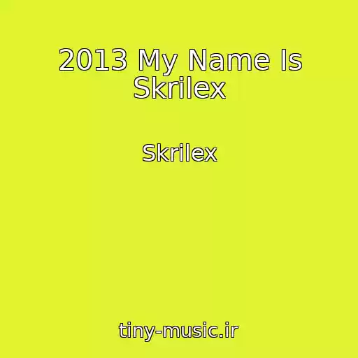 کاور آهنگ 2013 My Name Is Skrilex از Skrilex