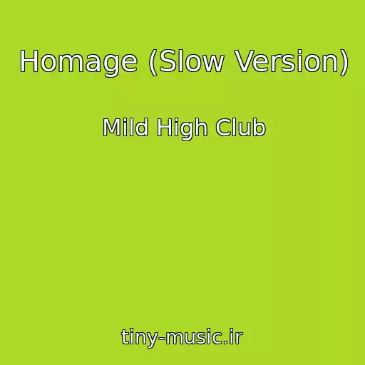 کاور آهنگ Homage (Slow Version) از Mild High Club