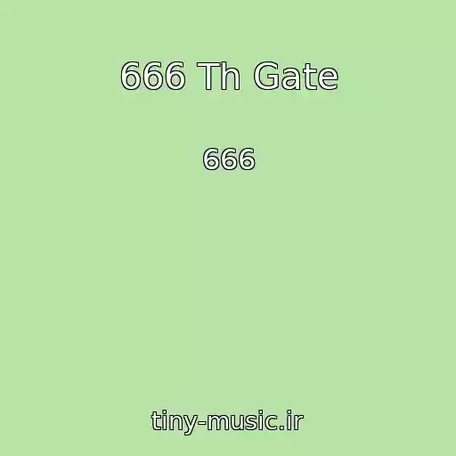 کاور آهنگ 666 Th Gate از 666