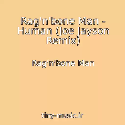 کاور آهنگ Rag'n'bone Man - Human (Joe Jayson Remix) از Rag'n'bone Man
