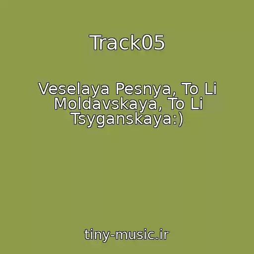 کاور آهنگ Track05 از Veselaya Pesnya, To Li Moldavskaya, To Li Tsyganskaya:)