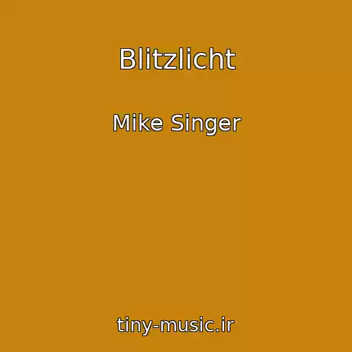 کاور آهنگ Blitzlicht از Mike Singer