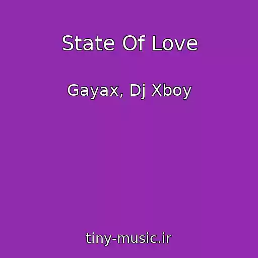 کاور آهنگ State Of Love از Gayax, Dj Xboy
