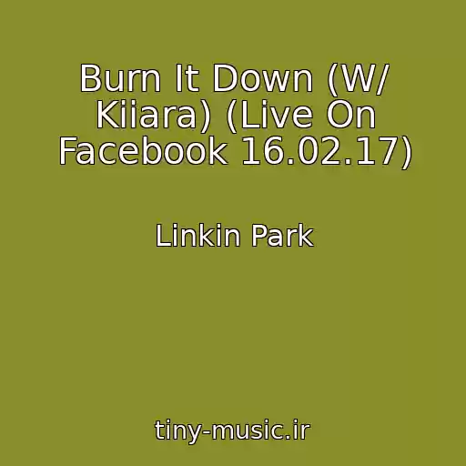 کاور آهنگ Burn It Down (W/ Kiiara) (Live On Facebook 16.02.17) از Linkin Park