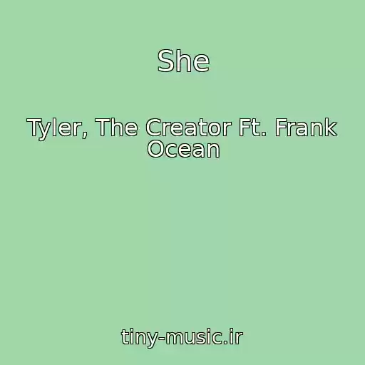 کاور آهنگ She از Tyler, The Creator Ft. Frank Ocean