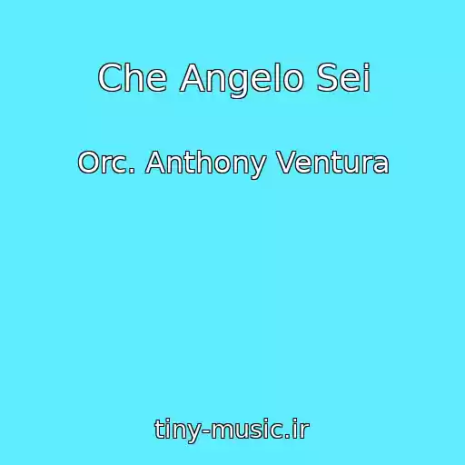 کاور آهنگ Che Angelo Sei از Orc. Anthony Ventura