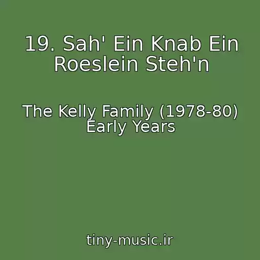 کاور آهنگ 19. Sah' Ein Knab Ein Roeslein Steh'n از The Kelly Family (1978-80) Early Years
