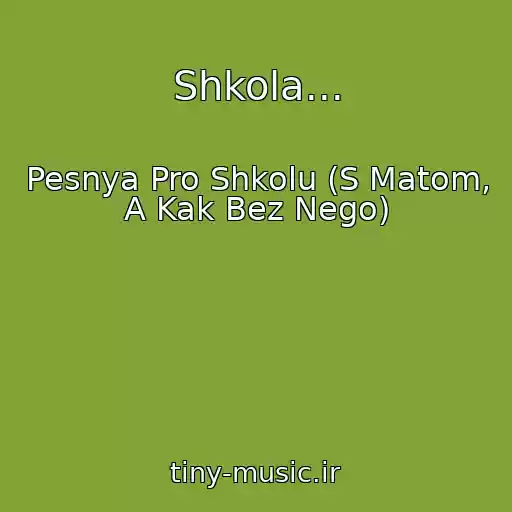 کاور آهنگ Shkola... از Pesnya Pro Shkolu (S Matom, A Kak Bez Nego)