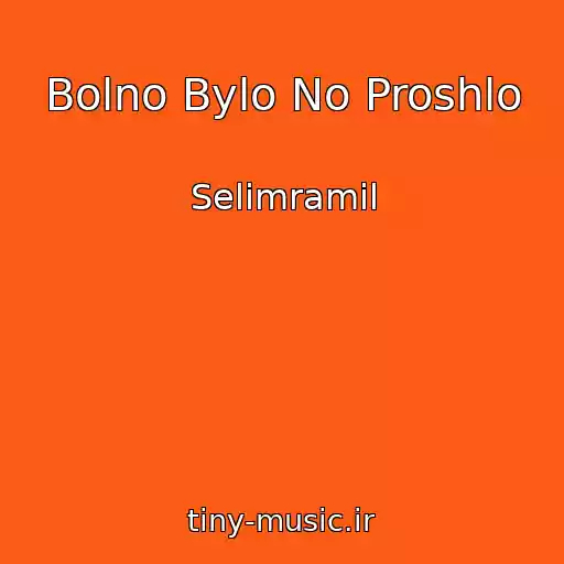 کاور آهنگ Bolno Bylo No Proshlo از Selimramil