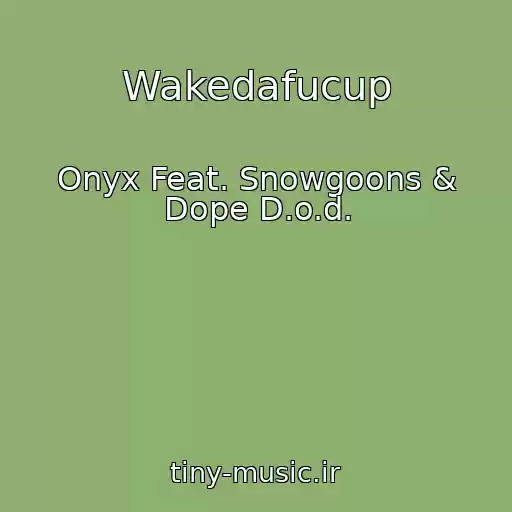 کاور آهنگ Wakedafucup از Onyx Feat. Snowgoons & Dope D.o.d.
