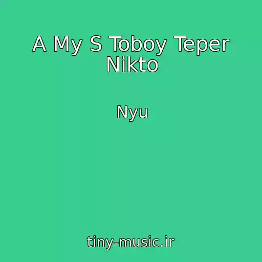 کاور آهنگ A My S Toboy Teper Nikto از Nyu