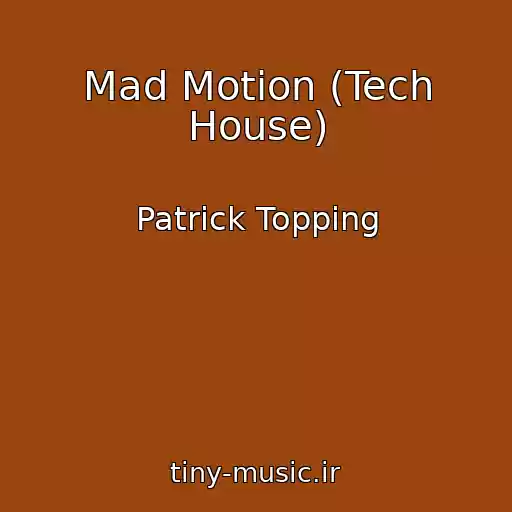 کاور آهنگ Mad Motion (Tech House) از Patrick Topping