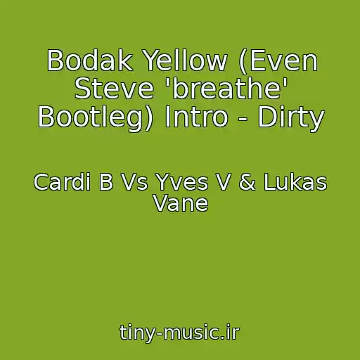 کاور آهنگ Bodak Yellow (Even Steve 'breathe' Bootleg) Intro - Dirty از Cardi B Vs Yves V & Lukas Vane