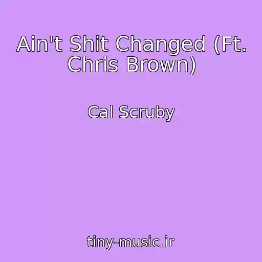 کاور آهنگ Ain't Shit Changed (Ft. Chris Brown) از Cal Scruby