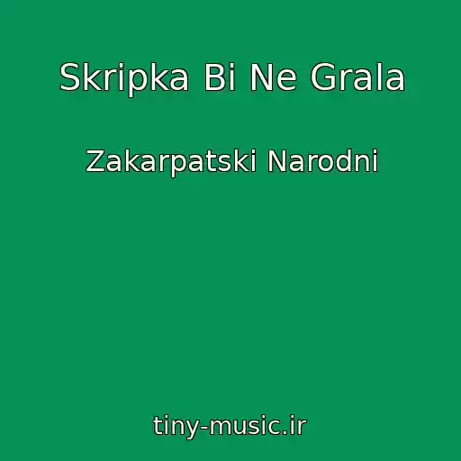 کاور آهنگ Skripka Bi Ne Grala از Zakarpatskі Narodnі
