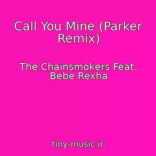 کاور آهنگ Call You Mine (Parker Remix) از The Chainsmokers Feat. Bebe Rexha