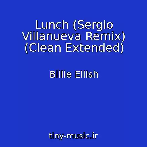 کاور آهنگ Lunch (Sergio Villanueva Remix) (Clean Extended) از Billie Eilish