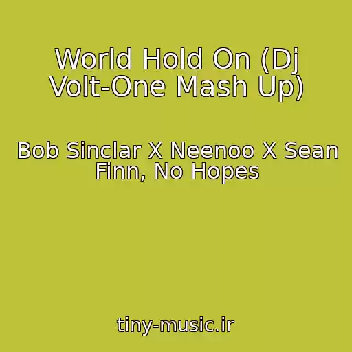 کاور آهنگ World Hold On (Dj Volt-One Mash Up) از Bob Sinclar X Neenoo X Sean Finn, No Hopes