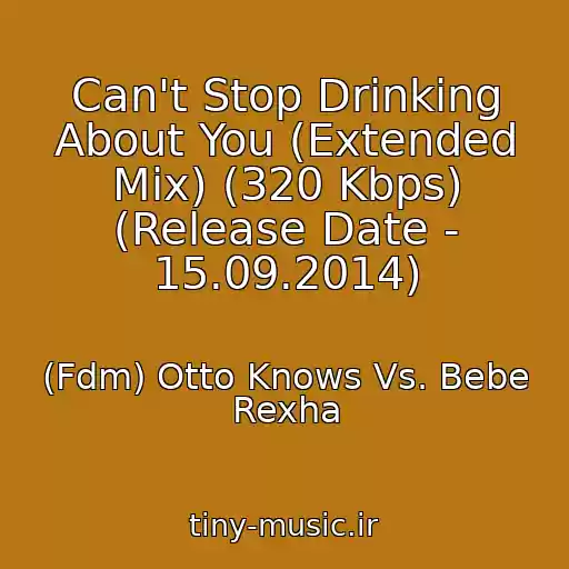 کاور آهنگ Can't Stop Drinking About You (Extended Mix) (320 Kbps) (Release Date - 15.09.2014) از (Fdm) Otto Knows Vs. Bebe Rexha